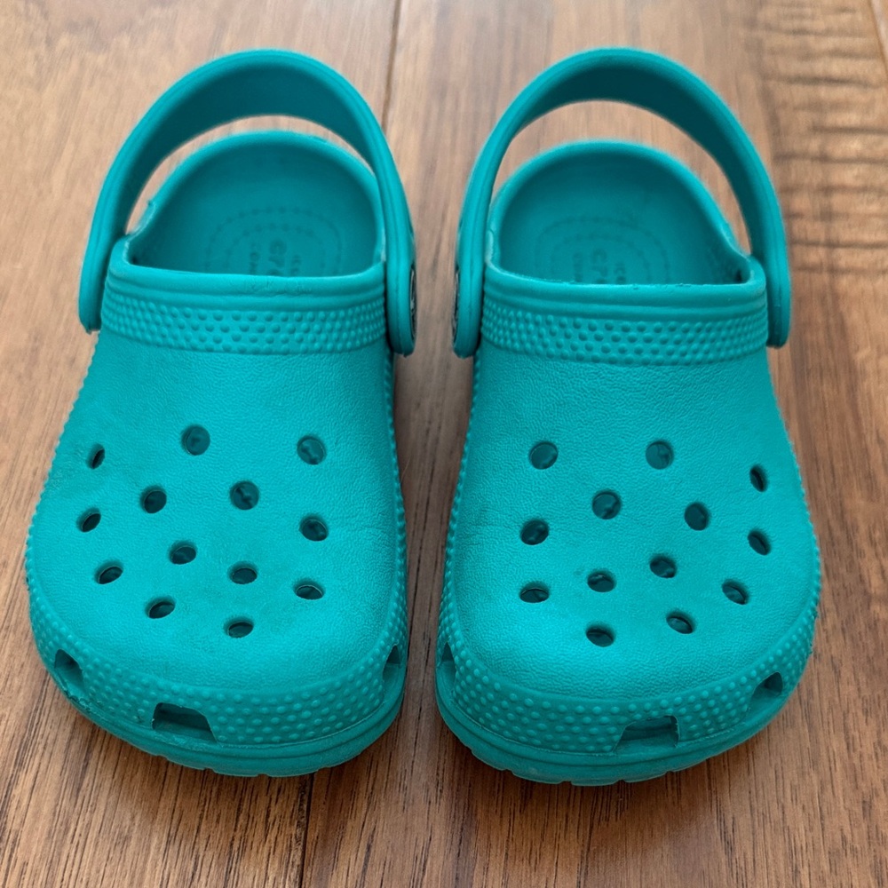 Kids Teal Clogs